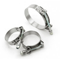 Heavy duty 316l 8mm flexible stainless steel single bolt quick hose clamps